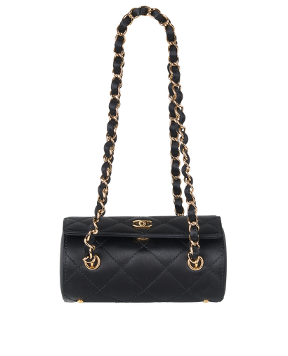 Mini Satin Barrel Bag, &pound;950, Front view